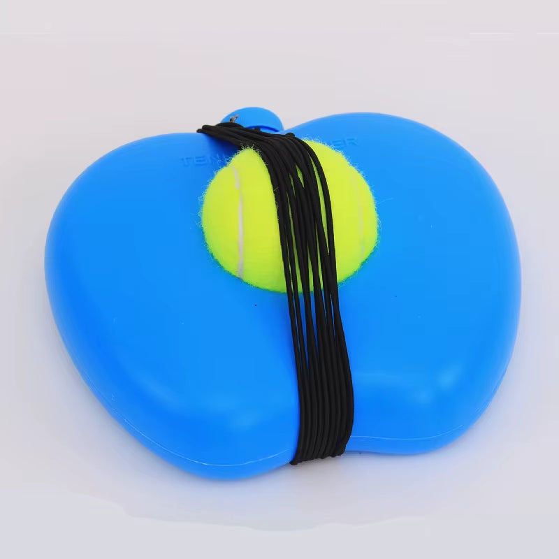 Professional Tennis Training Aid with Heavy-Duty Base and Elastic Rope for Self-Practice and Sparring