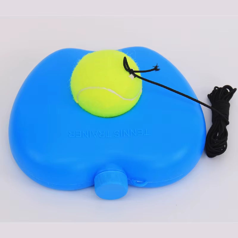 Professional Tennis Training Aid with Heavy-Duty Base and Elastic Rope for Self-Practice and Sparring