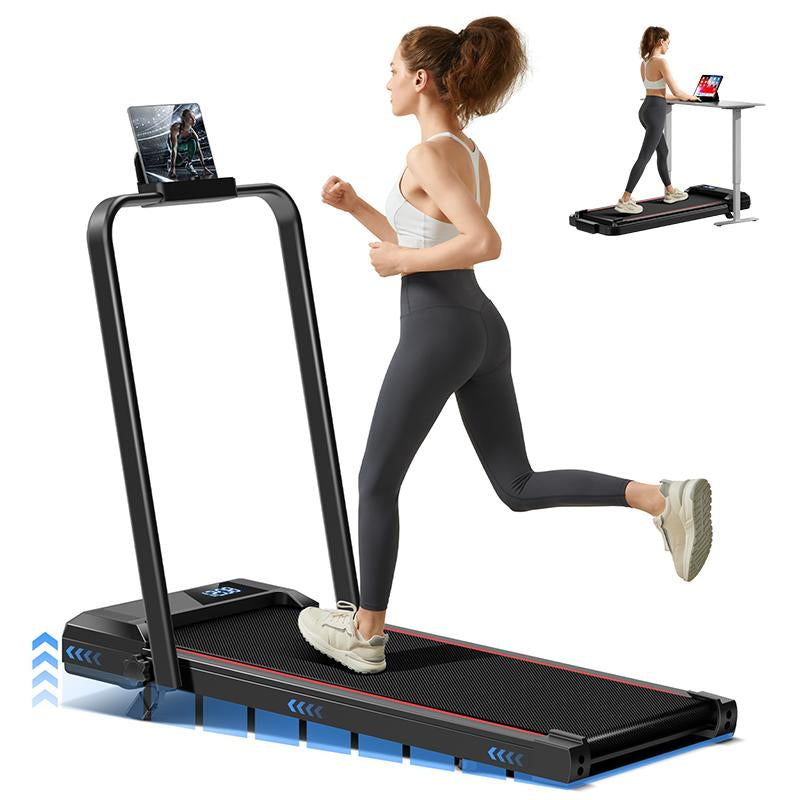 UMAY Under Desk Treadmill with High Definition Display, Compact Walking Pad for Home Use, 2.5 HP Quiet Brushless Motor, 265 lbs Weight Capacity