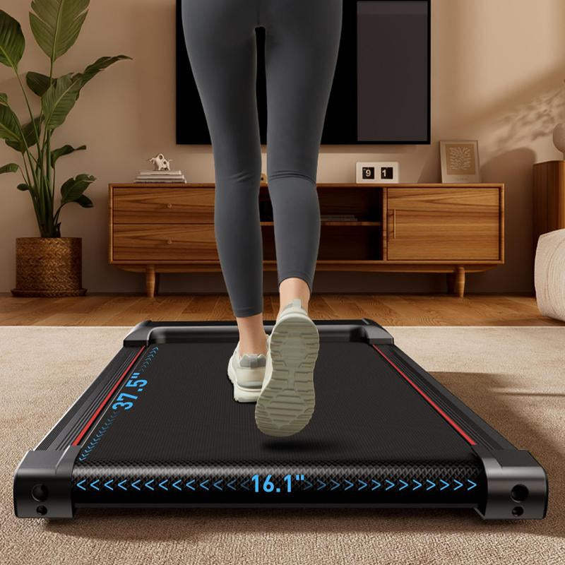 UMAY Under Desk Treadmill with High Definition Display, Compact Walking Pad for Home Use, 2.5 HP Quiet Brushless Motor, 265 lbs Weight Capacity